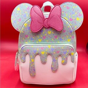 Disney Danielle Nicole Minnie Mouse ice cream mini back pack new